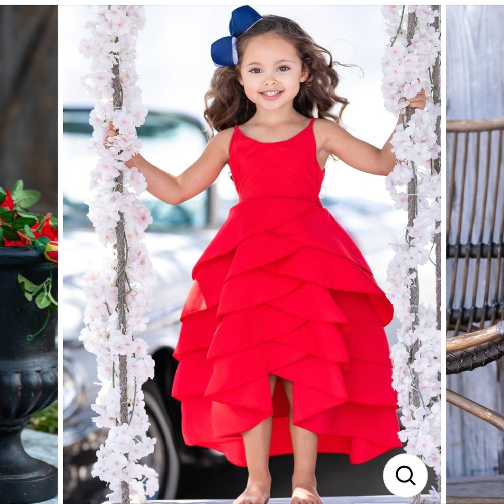Red backless dress (perfect for summer!)
